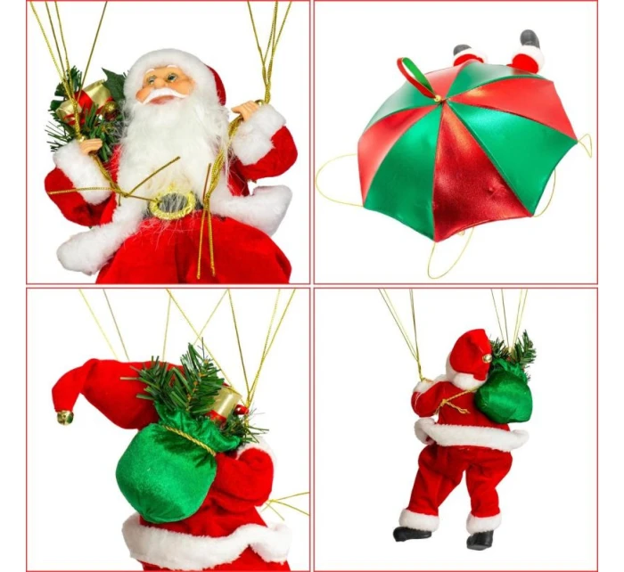 SANTA NA PADÁKU 60CM SLÍDA