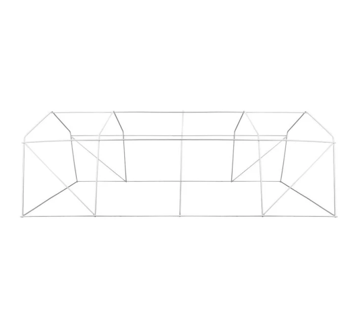 ZAHRADNÍ TUNEL 300x600x200 cm PE KONSTRUKCE ZELENÁ OCEL