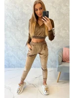 Sada veluru Queen cappuccino Sada veluru Queen cappuccino