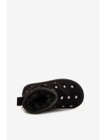 Dětské sněhule srdíčka Černé Gracina Dětské sněhule srdíčka Černé Gracina