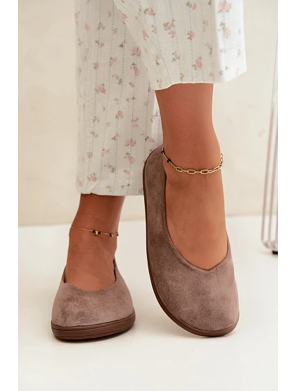 Dámské baleríny Barefoot Taupe Hollin Dámské baleríny Barefoot Taupe Hollin