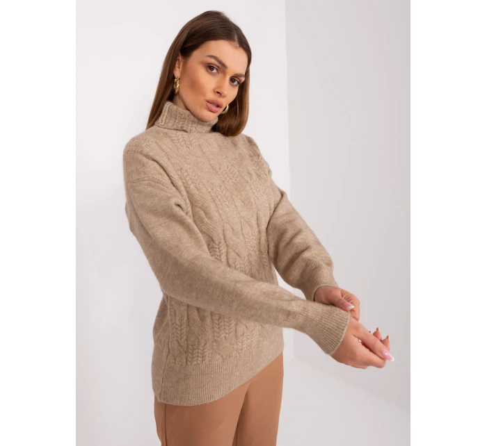 Jumper AT SW 23401.97P světle hnědý Jumper AT SW 23401.97P světle hnědý