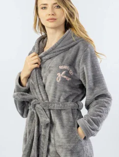 Dámský župan krátký s kapucí model 16162356 - Vienetta