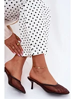 Klapky na podpatku model 229284 Step in style