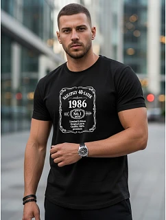 Pánské tričko BEST 40-YEAR-Old černé FashionStreet NX0101R