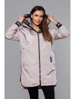 Tenká dámská bunda v barvě s ozdobnou lemovkou model 18019118 - S'WEST Tenká dámská bunda v barvě s ozdobnou lemovkou model 18019118 - S'WEST