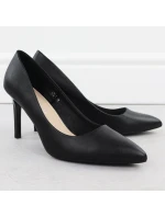 Černé lodičky na jehlovém podpatku Sergio Leone 1339