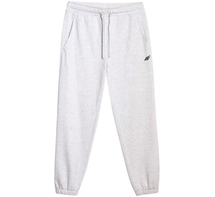 Pánské kalhoty 4F CAS M1140 cool light grey melange 4FWMM00TTROM1140 27M