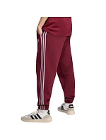 Pánské kalhoty adidas Essentials 3-Stripes Fleece Tapered Cuffed v barvě bordó KY4134 Pánské kalhoty adidas Essentials 3-Stripes Fleece Tapered Cuffed v barvě bordó KY4134