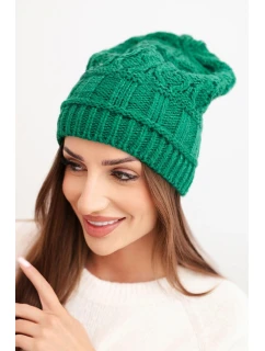 Čepice s fleecem Marta K231 zelená