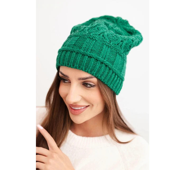 Čepice s fleecem Marta K231 zelená Čepice s fleecem Marta K231 zelená