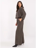 Spodnie IT SP model 21722813 ciemny khaki - FPrice Spodnie IT SP model 21722813 ciemny khaki - FPrice