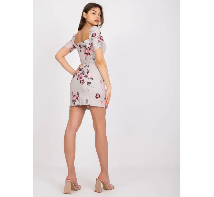 Dámské šaty-LK-SK-508641.29-béžová Dámské šaty-LK-SK-508641.29-béžová