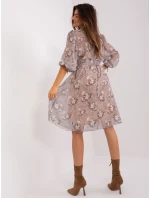 LK SK 509388 šaty.88 tmavě lila