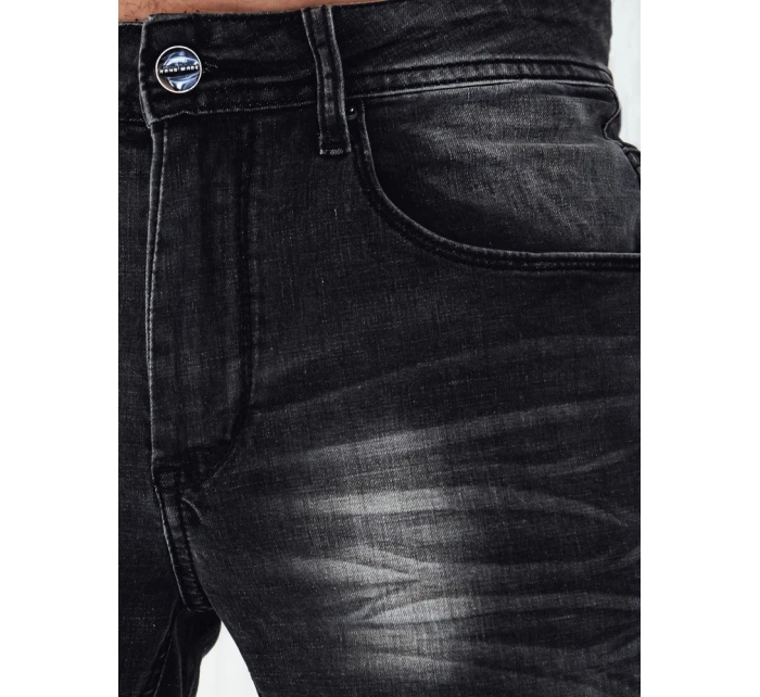 Pánské džínové kalhoty černé Dstreet UX4236