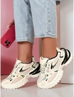 Dámské sportovní tenisky BLAZERO beige FashionStreet ZY0901