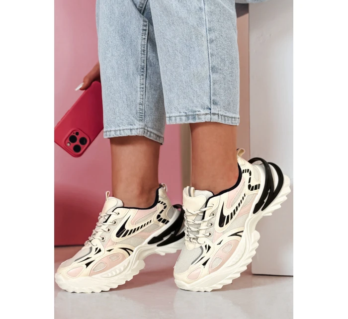 Dámské sportovní tenisky BLAZERO beige FashionStreet ZY0901