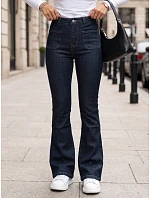 Jeansy damskie z efektem push up granatowe model 22319377 - FashionStreet Jeansy damskie z efektem push up granatowe model 22319377 - FashionStreet