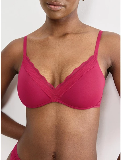 sloggi GO Blush PU Bra - Berry - SLOGGI Berry - SLOGGI