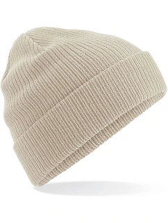 Beechfield B 50N Pletená čepice z bio bavlny 53.0050 sand
