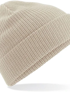 Beechfield B 50N Pletená čepice z bio bavlny 53.0050 sand