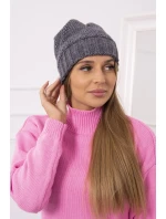Dámská čepice Danuta K331 tmavě šedá Dámská čepice Danuta K331 tmavě šedá