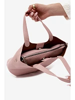 Růžová taška z imitace kůže model 22220923 - Flora&Co Růžová taška z imitace kůže model 22220923 - Flora&Co