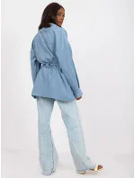 Dámský kabát EM EN 5422.22P tmavě modrý