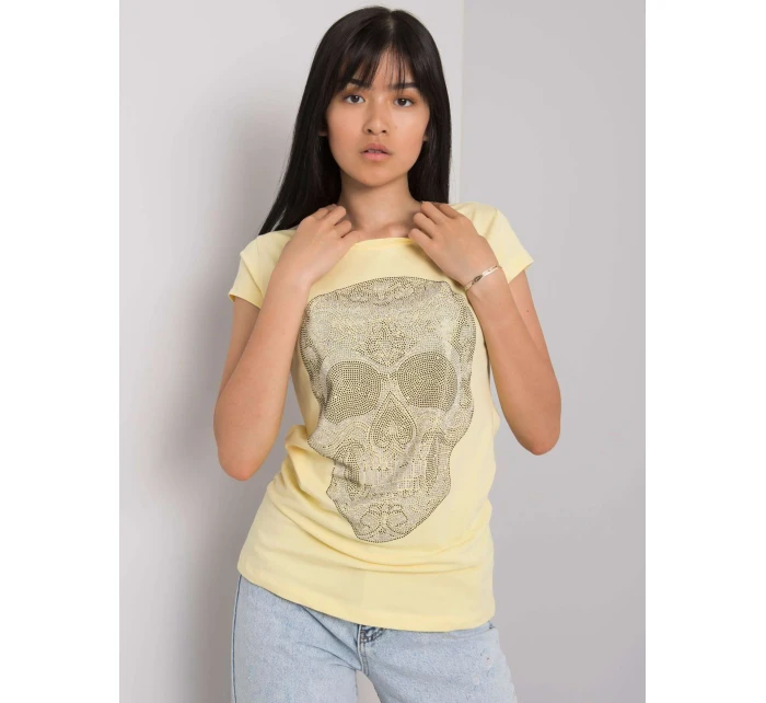 T košile EM TS ES 21 532.18 světle žlutá T košile EM TS ES 21 532.18 světle žlutá