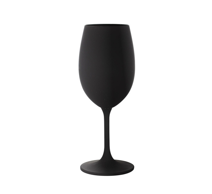Černá sklenice na víno 350 ml
