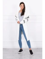 Volný svetr s nápisy model 20243113 - Kesi Volný svetr s nápisy model 20243113 - Kesi