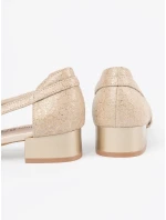 Praktické polobotky zlaté dámské Obcas Praktické polobotky zlaté dámské Obcas