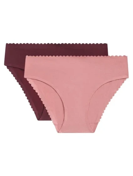 Dámské kalhotky 2 ks DIM BODY TOUCH MIDI BRIEF 2x - DIM - fialová
