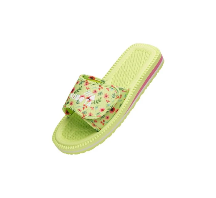 Kubota klopy na suchý zip vícebarevné květinově zelené K25SS-100-001-18-1