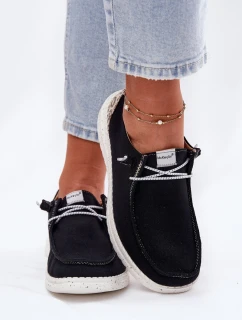 Lehké Textilní Polobotky Dámské  Černé model 21694804 - VINCEZA