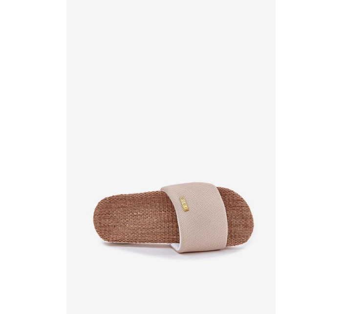 Dámské Pantofle Big Star RR274A102 Béžové Dámské Pantofle Big Star RR274A102 Béžové