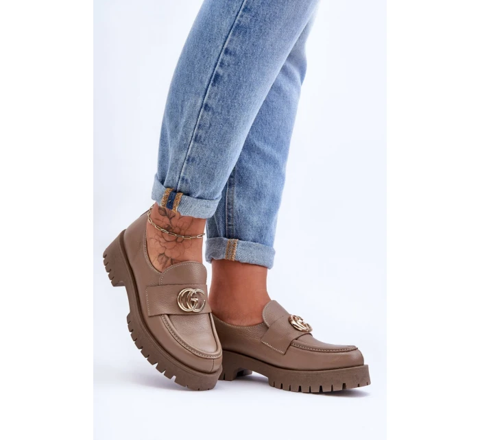 Polobotky na podpatku  model 186415 Step in style