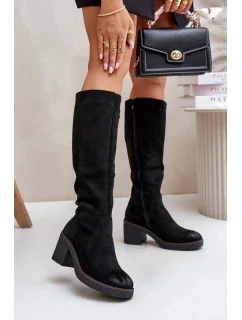 Kozačky na podpatku model 202103 Step in style