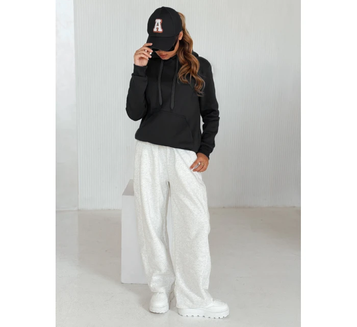 Dámská mikina s kapucí BASIC černá BY0158 Dámská mikina s kapucí BASIC černá BY0158