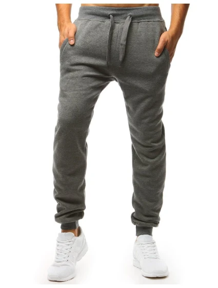 Pánské tmavě šedé tepláky model 21962715 - Dstreet Pánské tmavě šedé tepláky model 21962715 - Dstreet