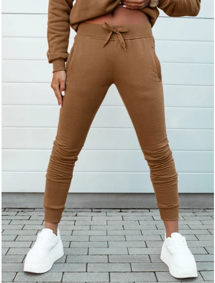 Dámské tepláky FITS hnědé FashionStreet UY2146