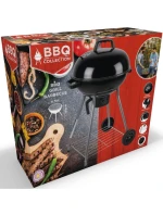 KULOVÝ ZAHRADNÍ GRIL REX STEEL 46CM S POPELNÍKEM