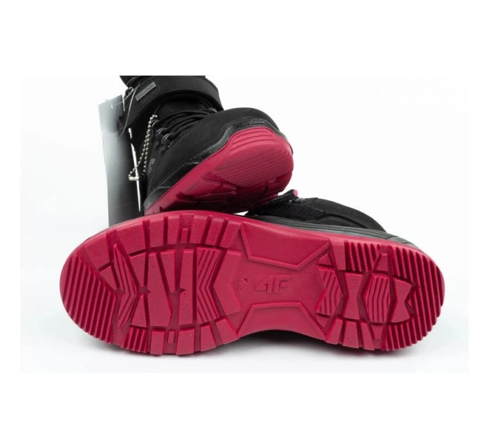 Dětská treková obuv HJZ21-JOBMW251 černá - 4F Dětská treková obuv HJZ21-JOBMW251 černá - 4F