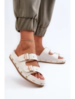 Dámské žabky na platformě Big Star model 21653891 Bílé - Big Star Shoes Dámské žabky na platformě Big Star model 21653891 Bílé - Big Star Shoes