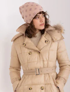 Czapka AT CZ model 19014883 jasny różowy - FPrice