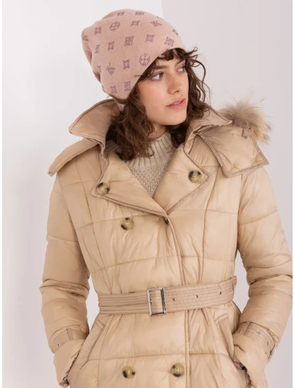 Czapka AT CZ model 19014883 jasny różowy - FPrice