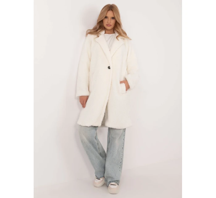 Kabát DHJ PL 19991.93P ecru Kabát DHJ PL 19991.93P ecru