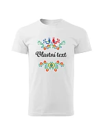 Personalizované pánské tričko s folklórním vzorem 