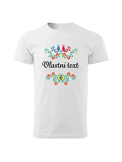 Personalizované pánské tričko s folklórním vzorem 