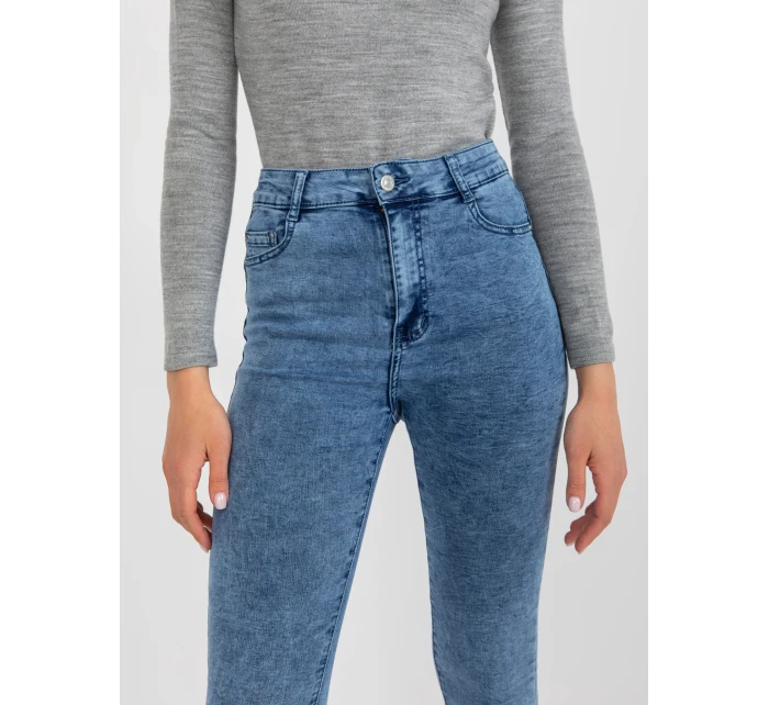 Dámské džínové kalhoty NM SP L12.14X Světle jeans modrá - FPrice